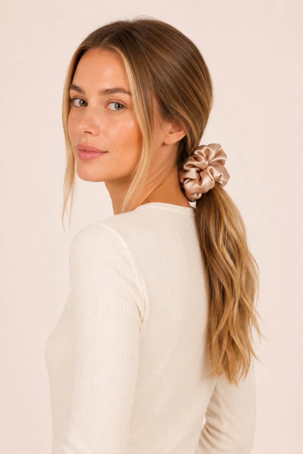 Champagne Scrunchie