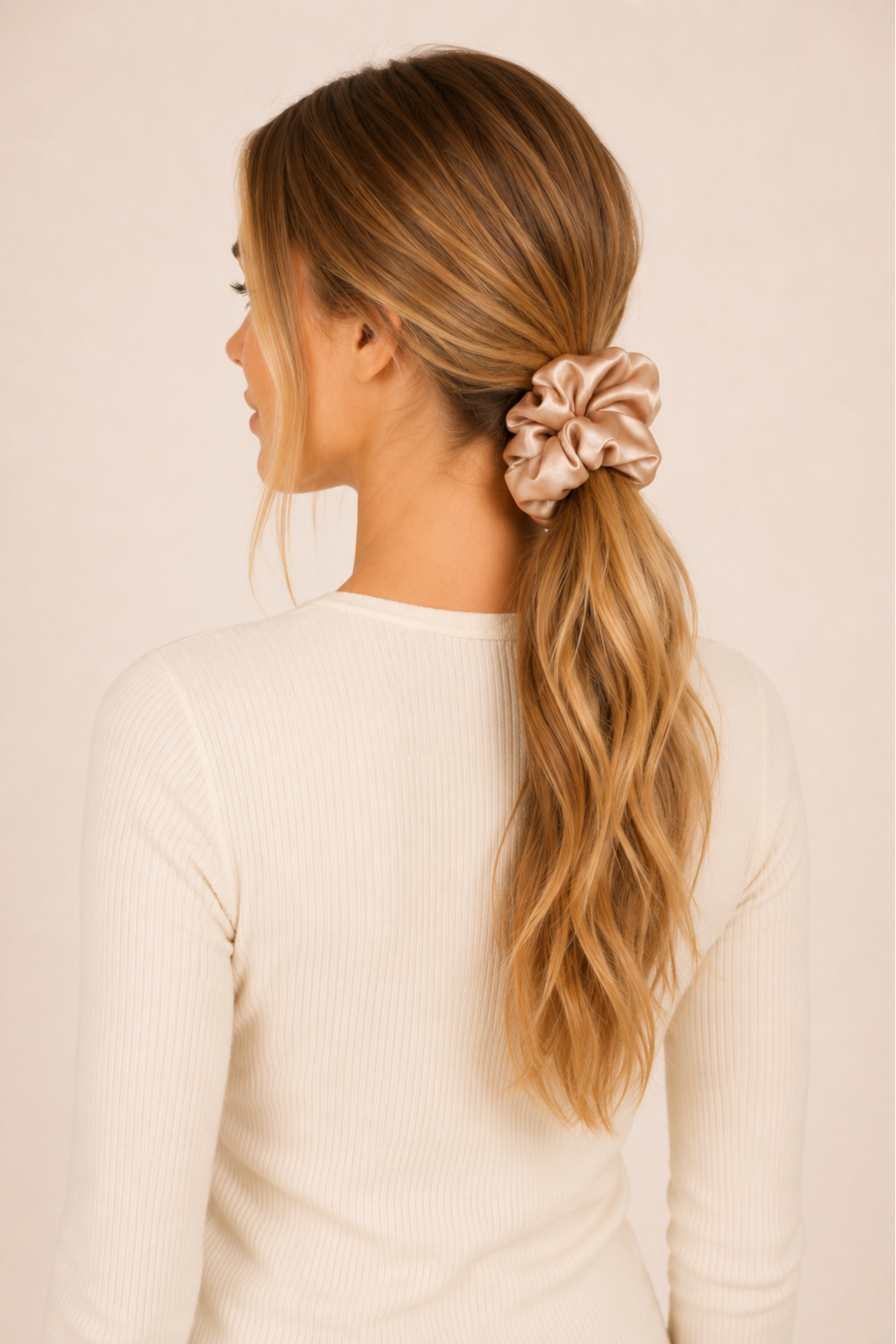 Champagne Scrunchie
