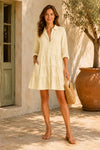 Stripe Button Dress